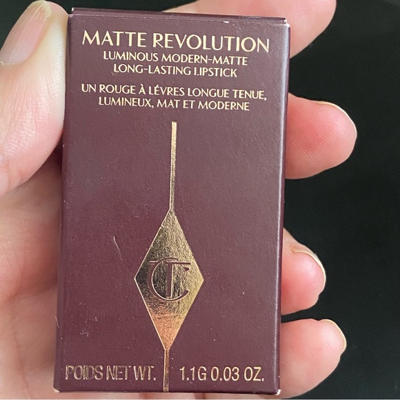 Charlotte Tilbury Magic Cream Travel Size Pillow Talk Matte Lipstick - Picture 5 of 7